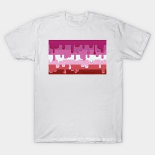 Dripping Lesbian Pride T-Shirt